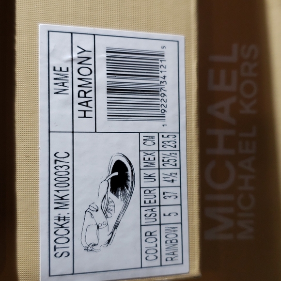 NWT IN BOX Little Girls Michael Kors Sandals - Picture 8 of 8